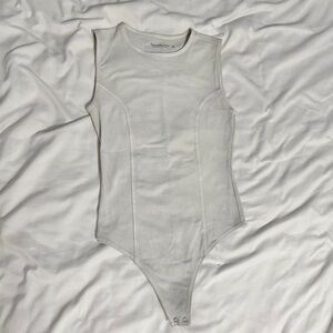 Abercrombie White Tank Bodysuit